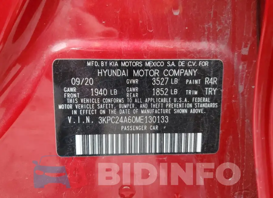 3KPC24A60ME130133 Photo# 13