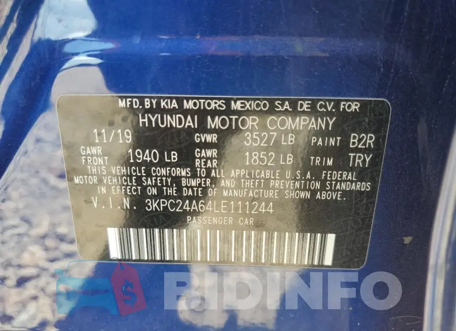 3KPC24A64LE111244 Photo# 12