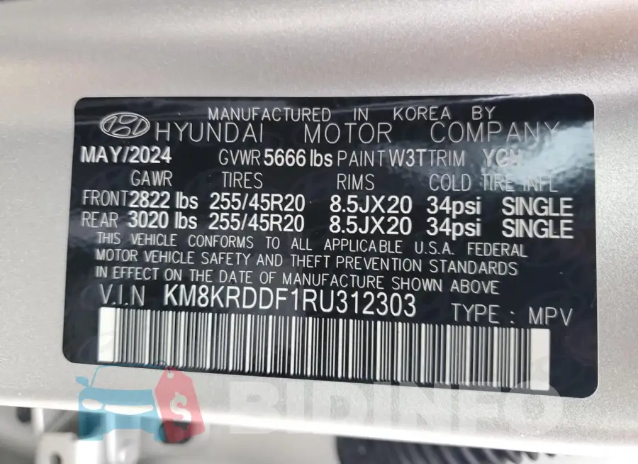 KM8KRDDF1RU312303 Photo# 12