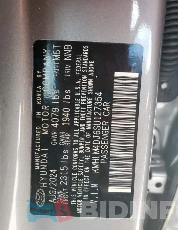 KMHLM4DJ6SU127354 Photo# 12