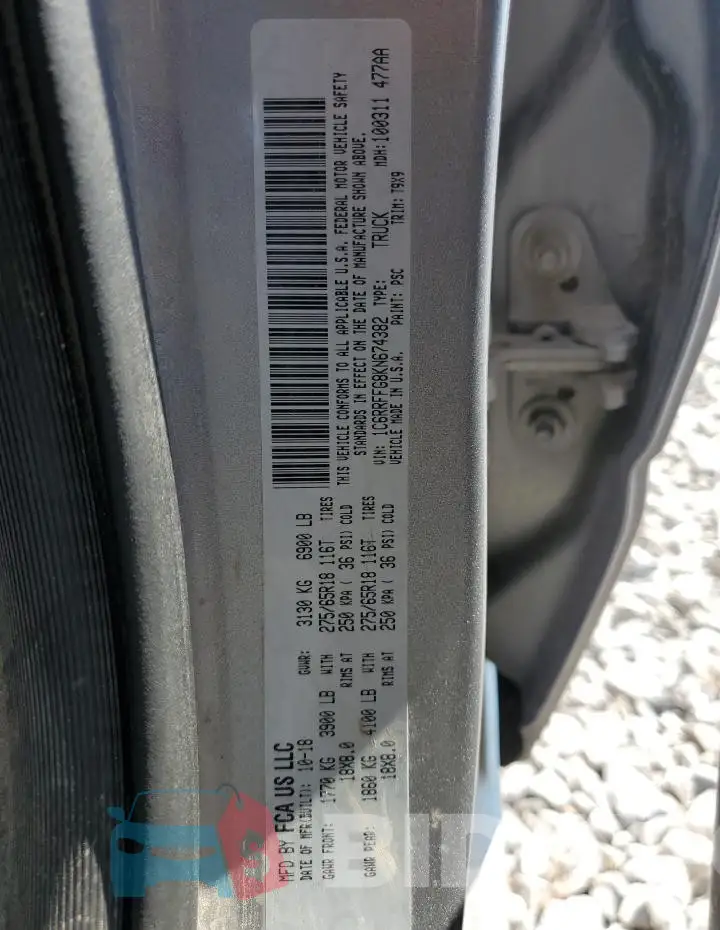 1C6RRFFG8KN674382 Photo# 12