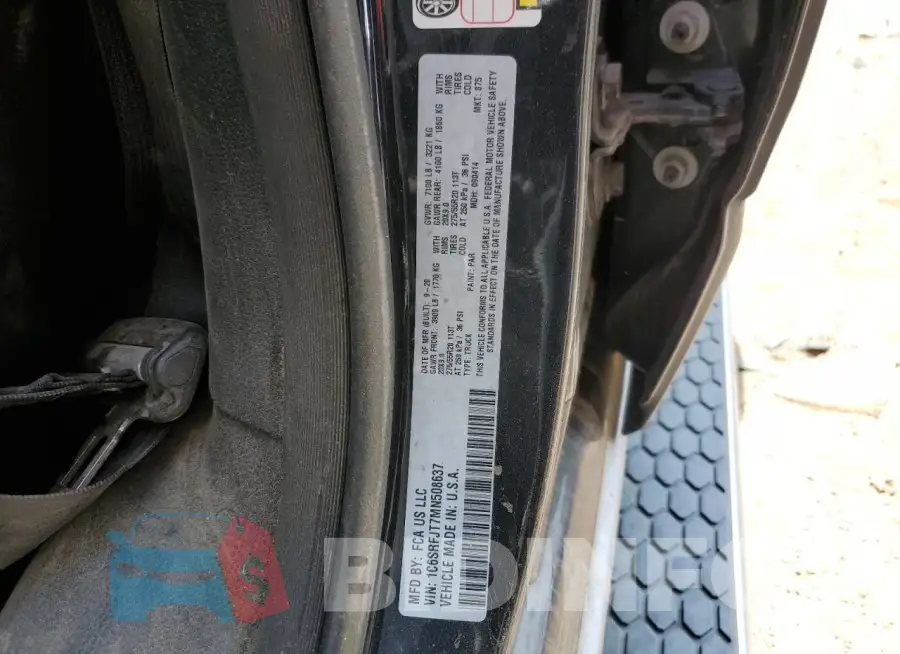 1C6SRFJT7MN508637 Photo# 13