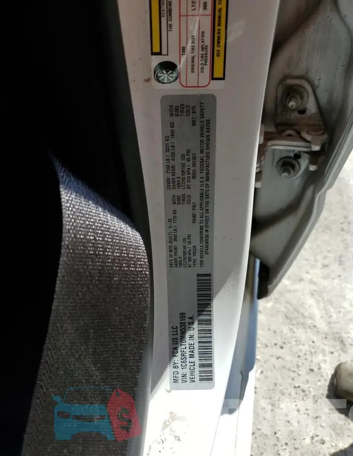 1C6SRFLT0MN538169 Photo# 12