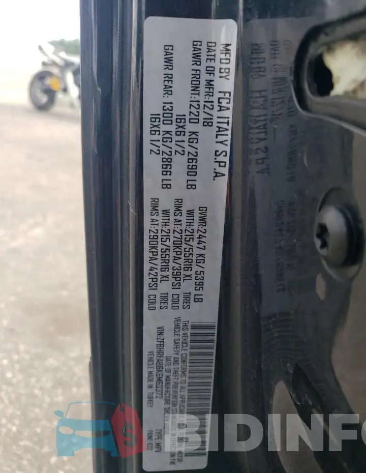 ZFBHRFAB6K6M63372 Photo# 13