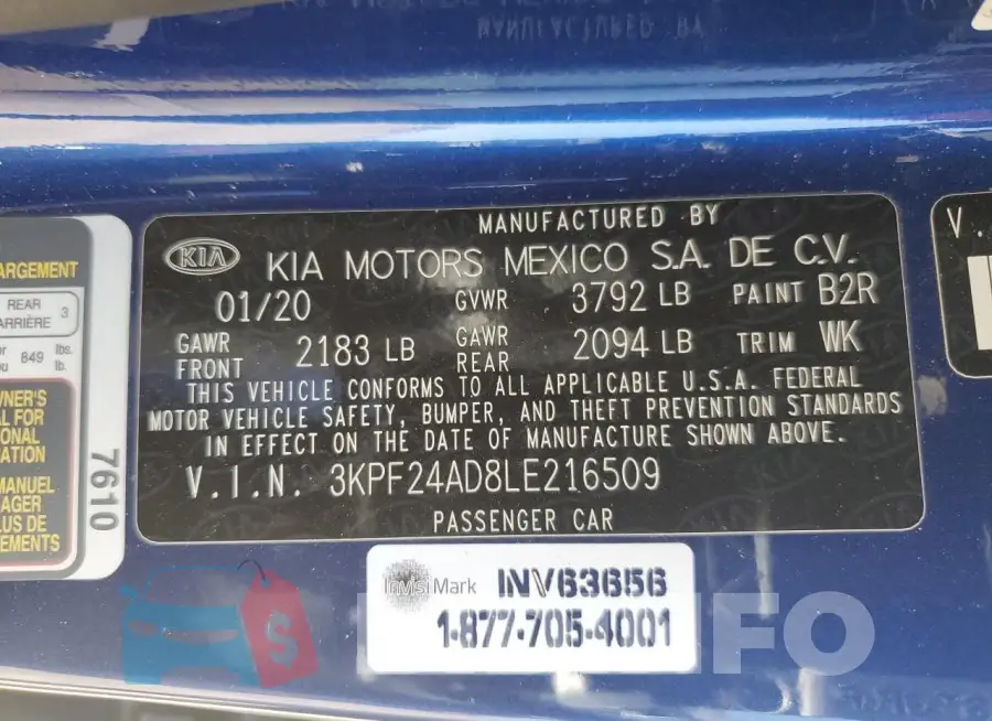 3KPF24AD8LE216509 Photo# 12