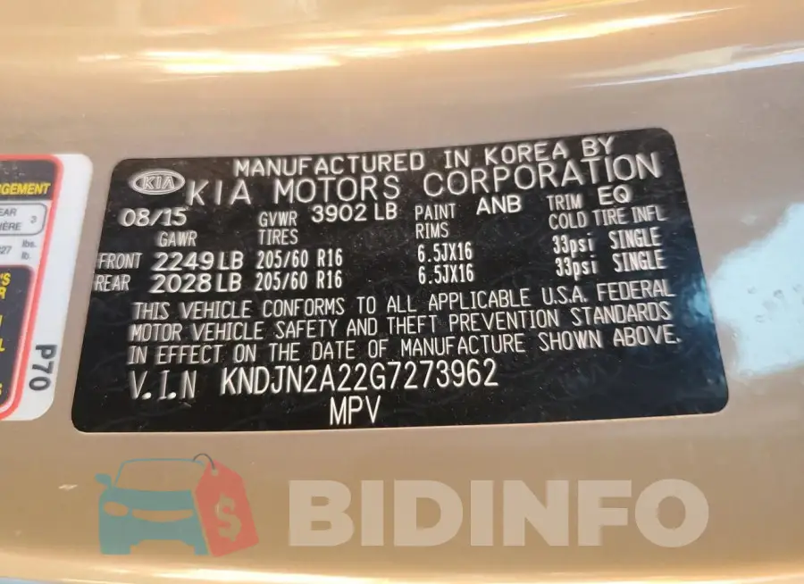 KNDJN2A22G7273962 Photo# 12