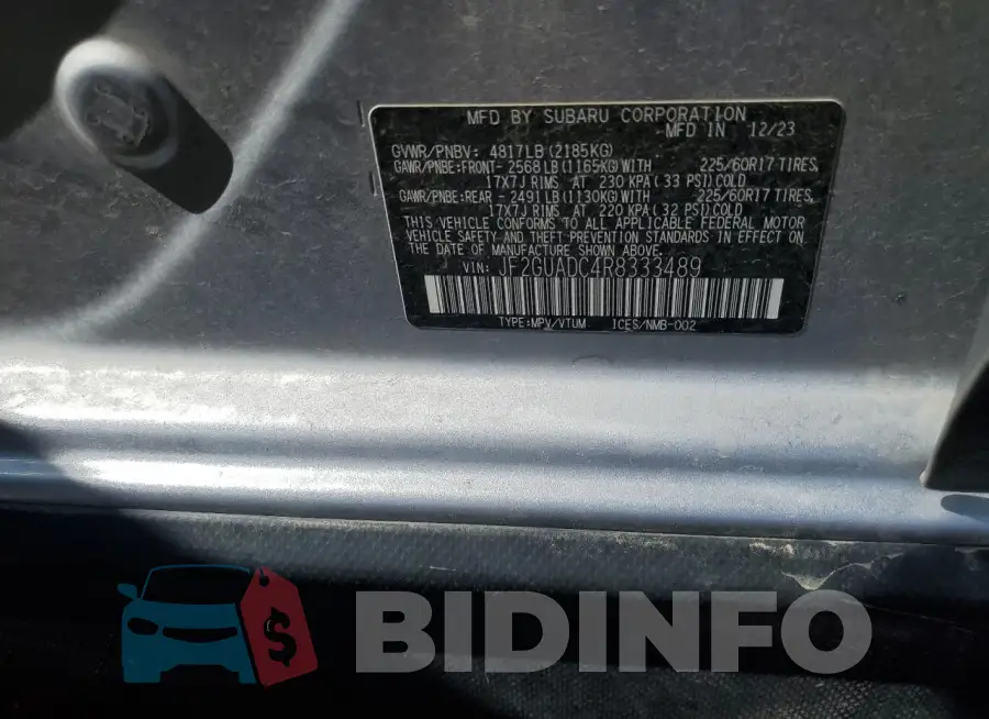 JF2GUADC4R8333489 Photo# 12