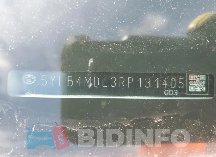 5YFB4MDE3RP131405 Photo# 12