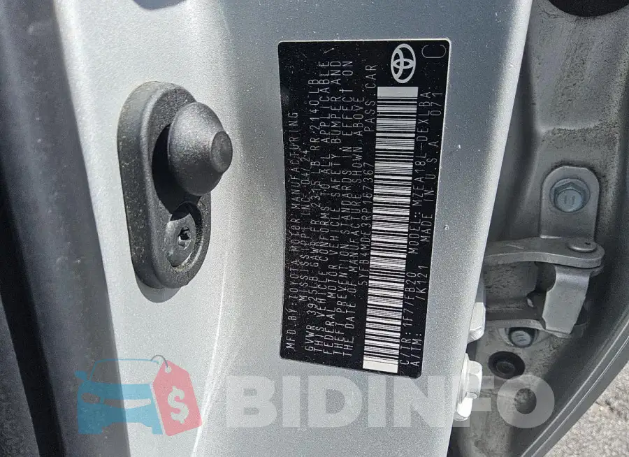 5YFB4MDE3RP167367 Photo# 12