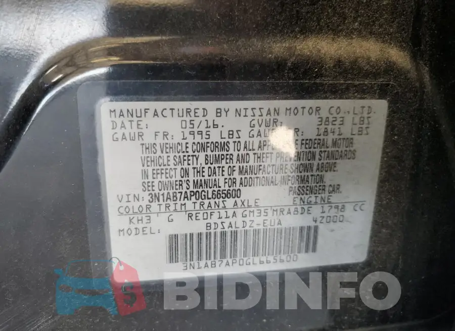 3N1AB7AP0GL665600 Photo# 12