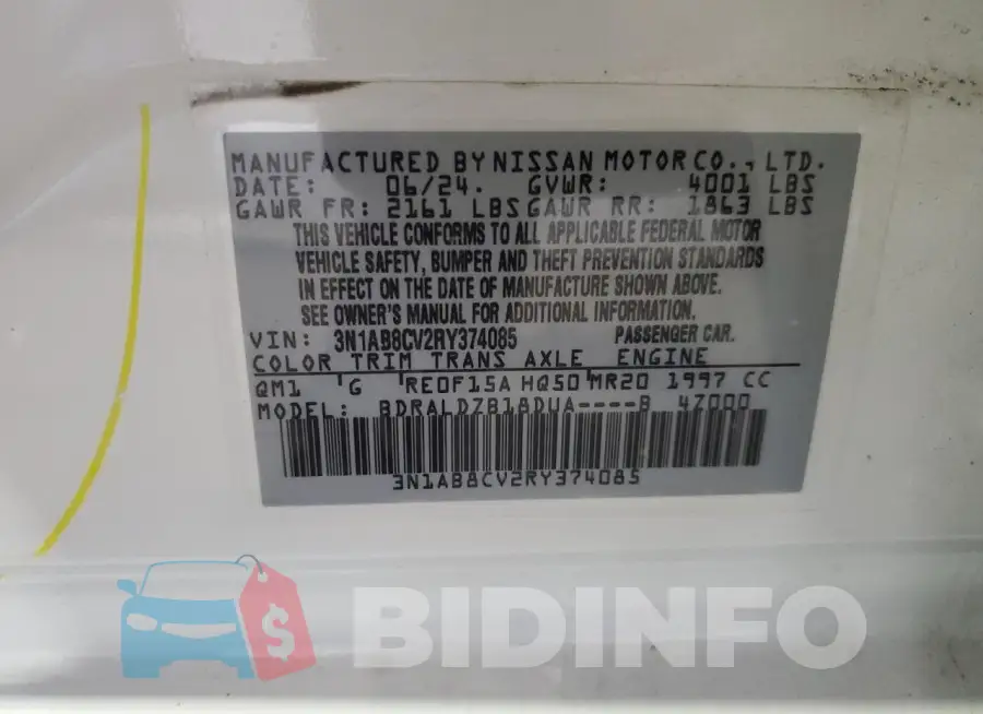 3N1AB8CV2RY374085 Photo# 13