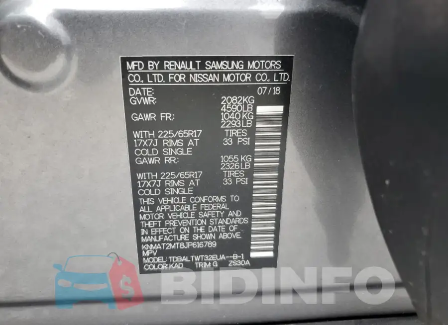KNMAT2MT8JP616789 Photo# 12