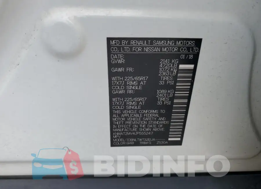 KNMAT2MV4JP555247 Photo# 13