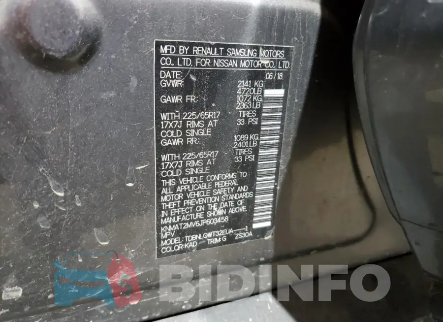 KNMAT2MV6JP603458 Photo# 14