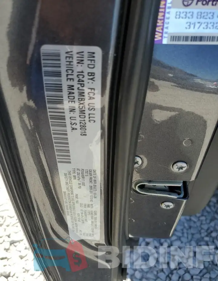 1C4PJMBX5MD128018 Photo# 13