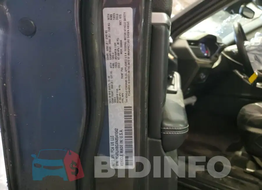 1C4RJHBG4N8541042 Photo# 13