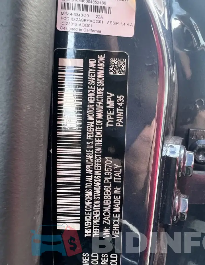 ZACNJBBB6LPL95701 Photo# 10