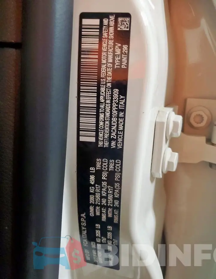 ZACNJDB10PPP33909 Photo# 13