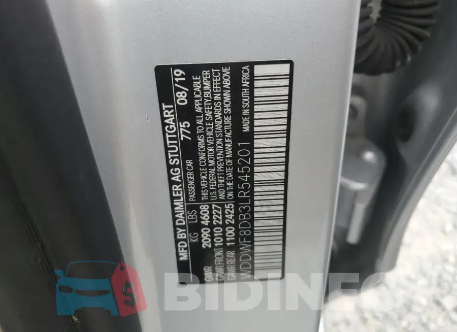 WDDWF8DB3LR545201 Photo# 12