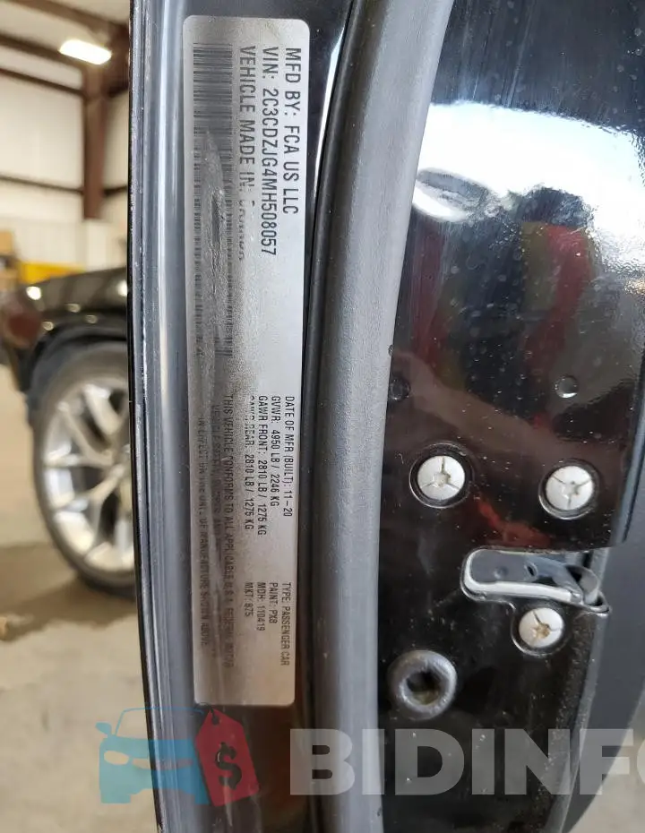 2C3CDZJG4MH508057 Photo# 12