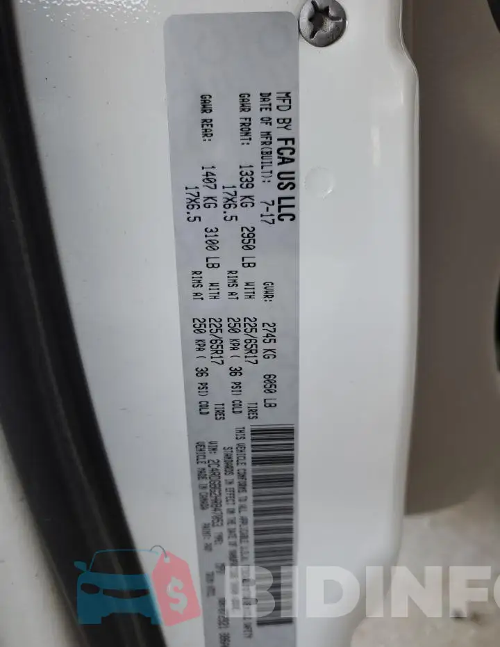 2C4RDGBG2HR847053 Photo# 12