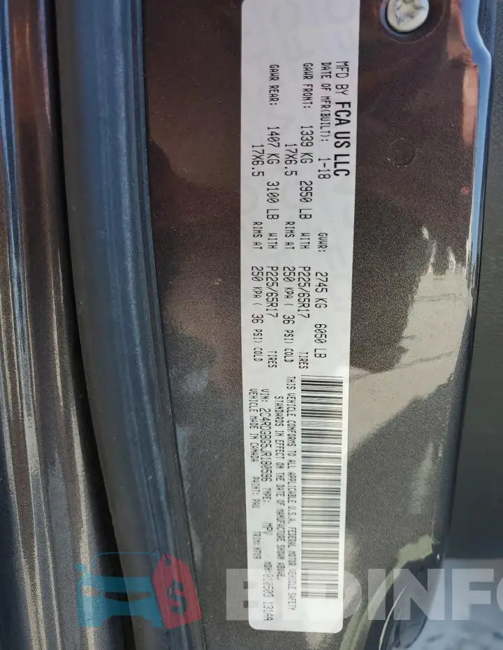 2C4RDGBG5JR180596 Photo# 13