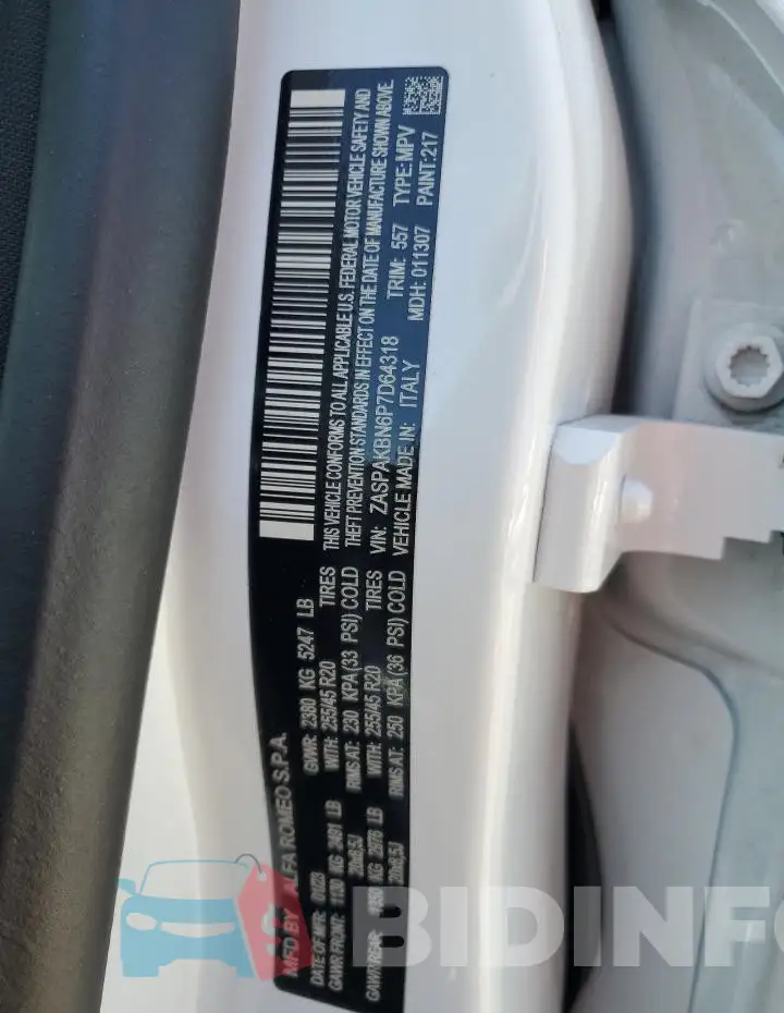 ZASPAKBN6P7D64318 Photo# 14