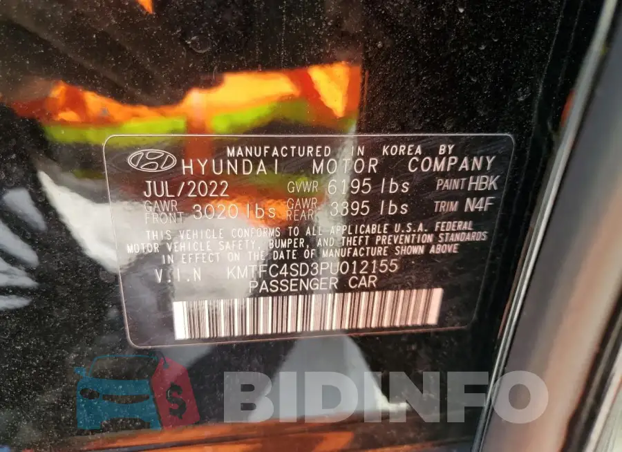 KMTFC4SD3PU012155 Photo# 12