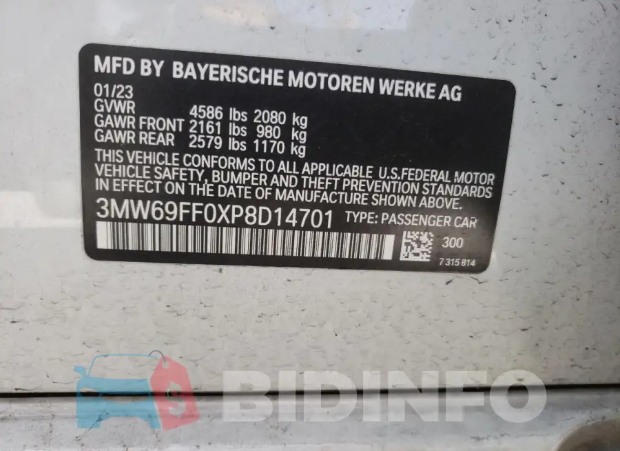 3MW69FF0XP8D14701 Photo# 12