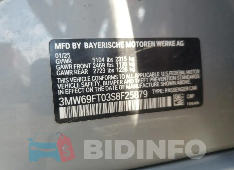 3MW69FT03S8F25879 Photo# 12
