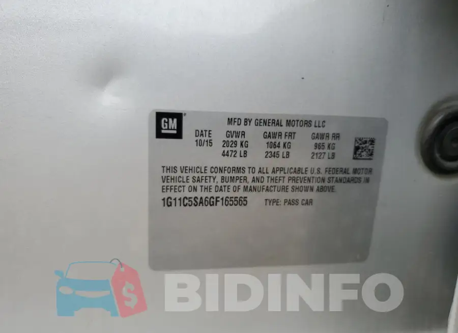 1G11C5SA6GF165565 Photo# 12