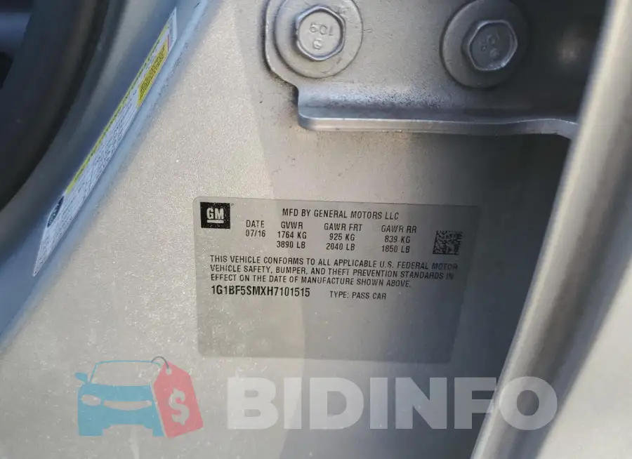 1G1BF5SMXH7101515 Photo# 12