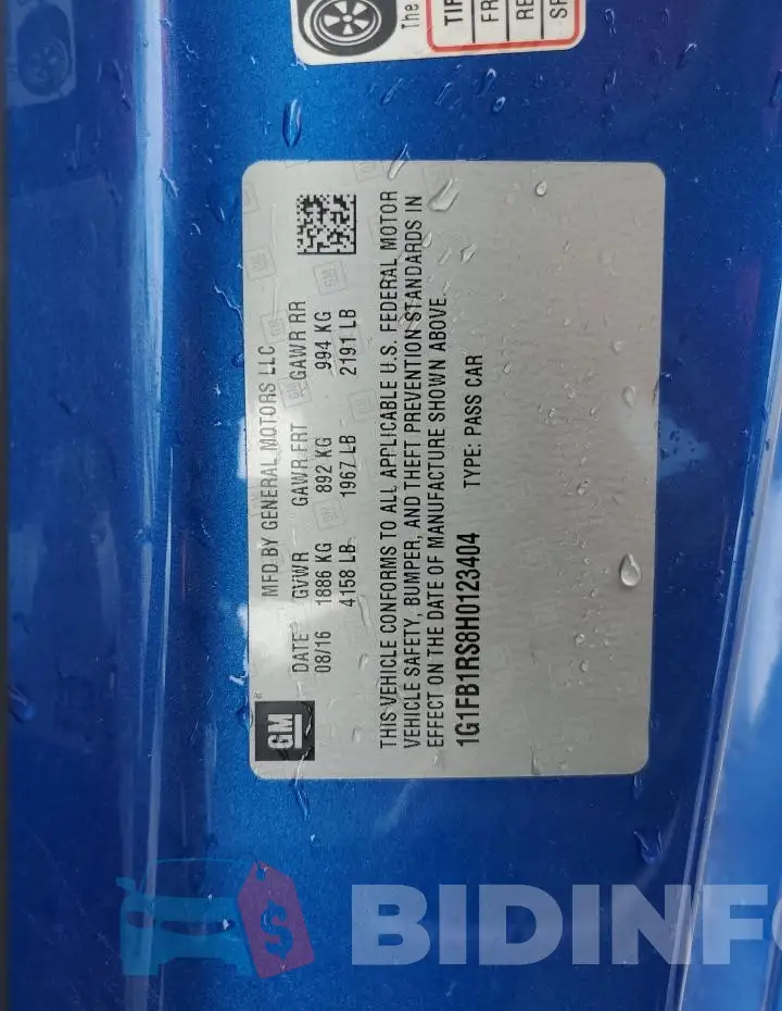 1G1FB1RS8H0123404 Photo# 12