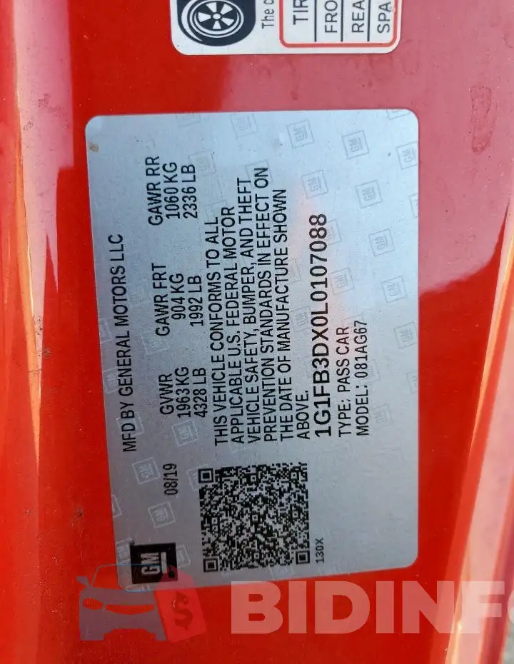 1G1FB3DX0L0107088 Photo# 12