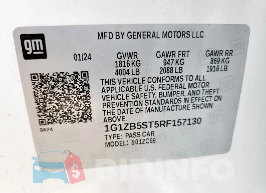 1G1ZB5ST5RF157130 Photo# 12