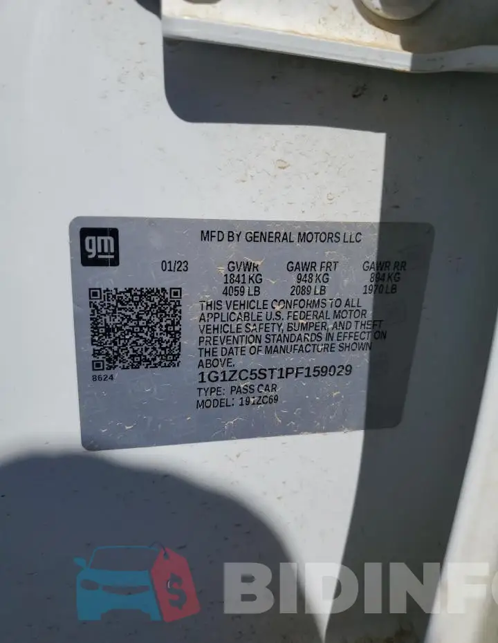 1G1ZC5ST1PF159029 Photo# 13