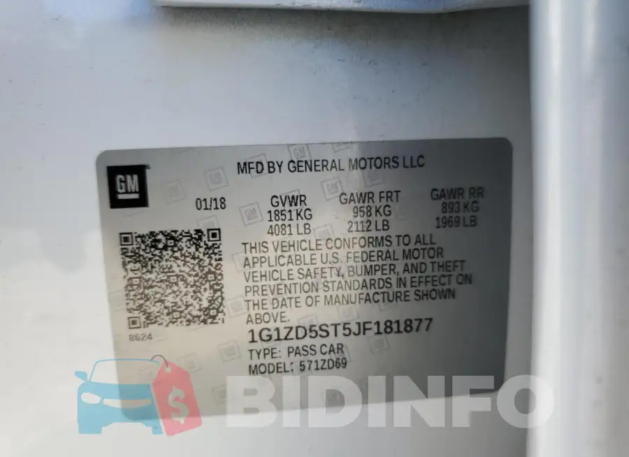 1G1ZD5ST5JF181877 Photo# 12