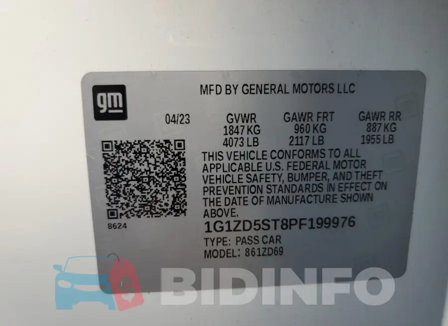1G1ZD5ST8PF199976 Photo# 13