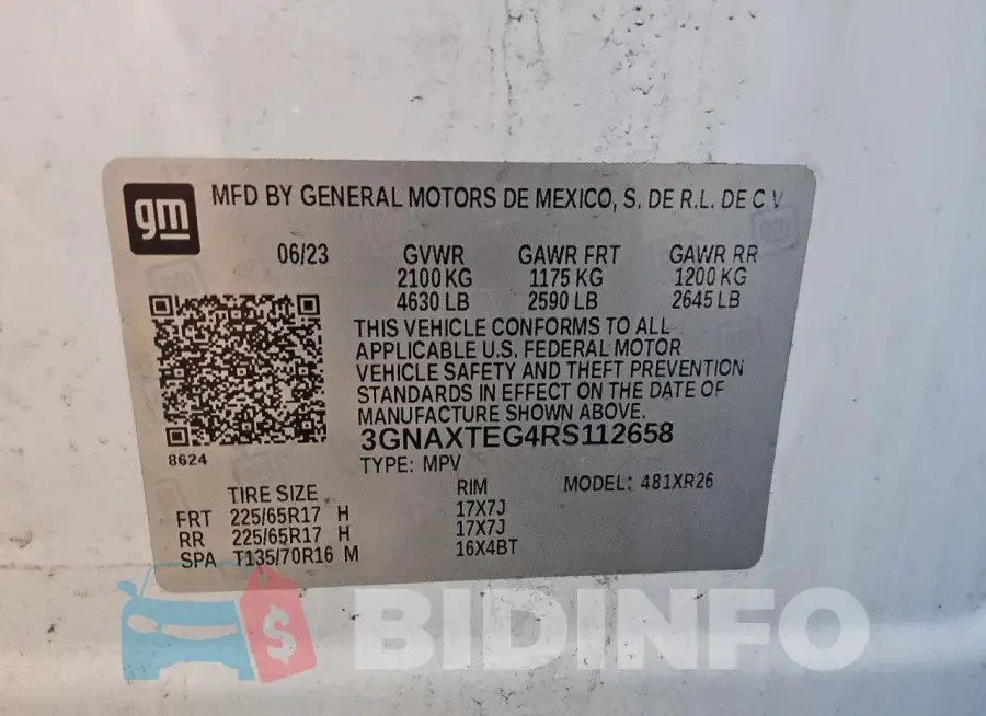 3GNAXTEG4RS112658 Photo# 13