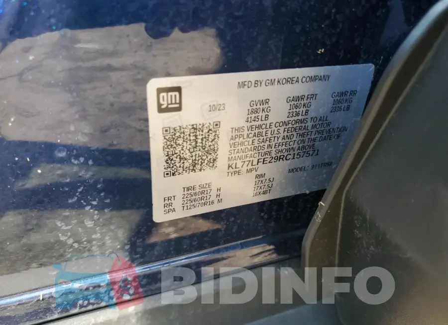 KL77LFE29RC157571 Photo# 13