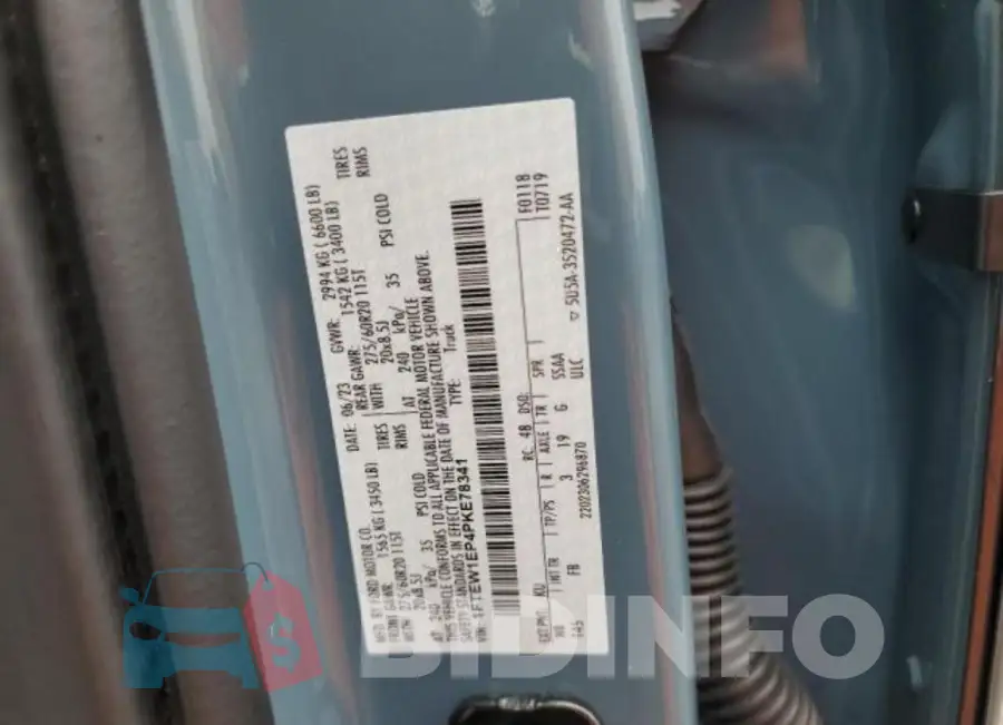 1FTEW1EP4PKE78341 Photo# 10