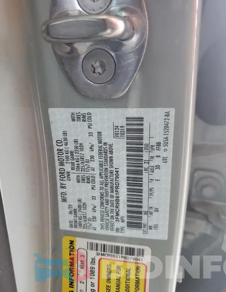 3FMCR9B61PRD79041 Photo# 12