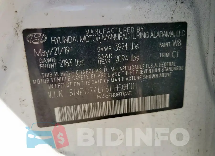 5NPD74LF6LH501101 Photo# 12