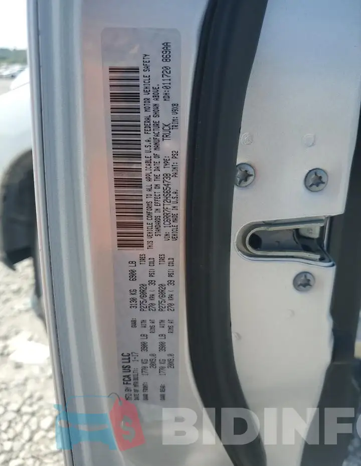 1C6RR7FT2HS654738 Photo# 12