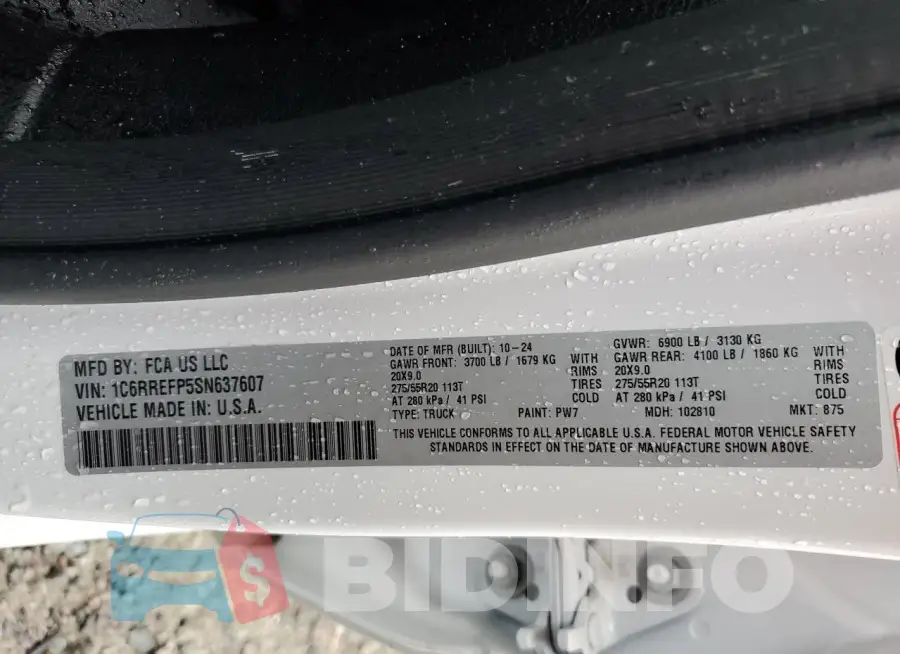1C6RREFP5SN637607 Photo# 12