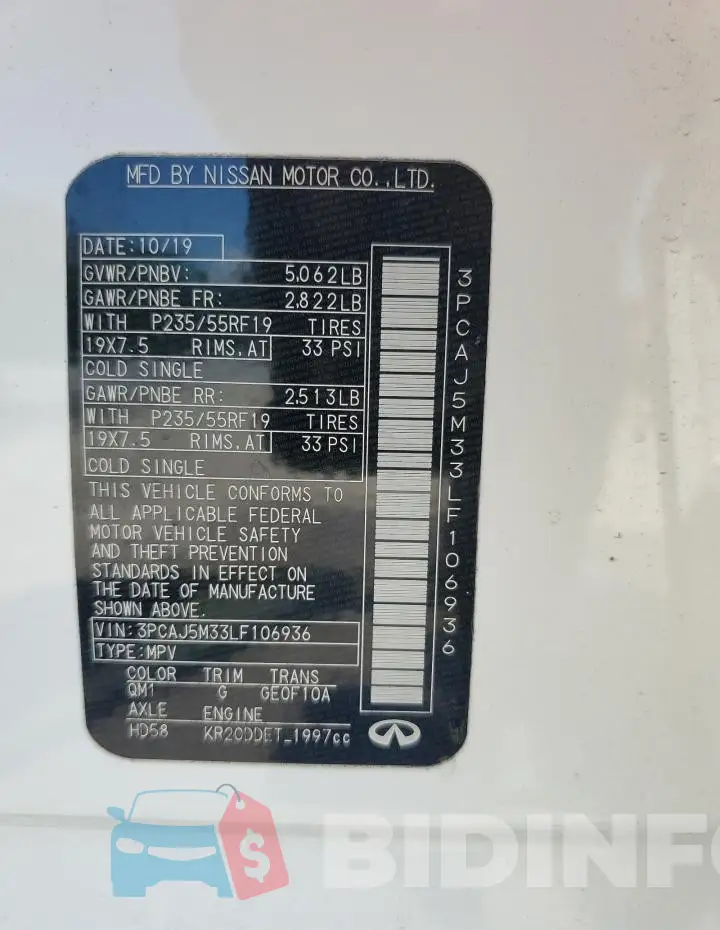 3PCAJ5M33LF106936 Photo# 13
