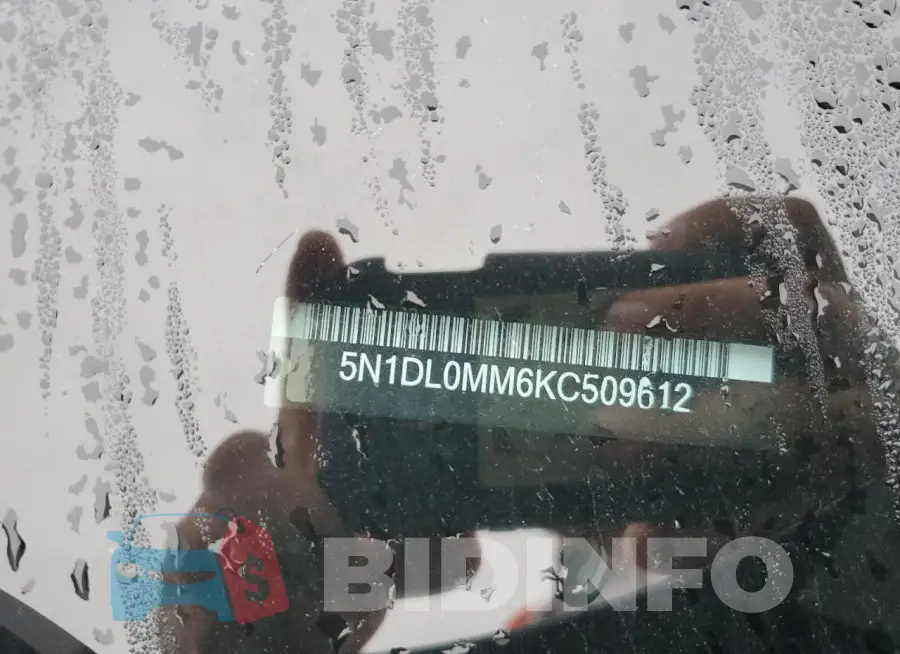 5N1DL0MM6KC509612 Photo# 13