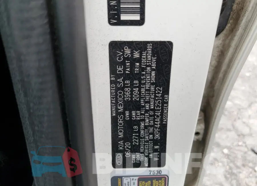 3KPF44AC4LE251422 Photo# 12