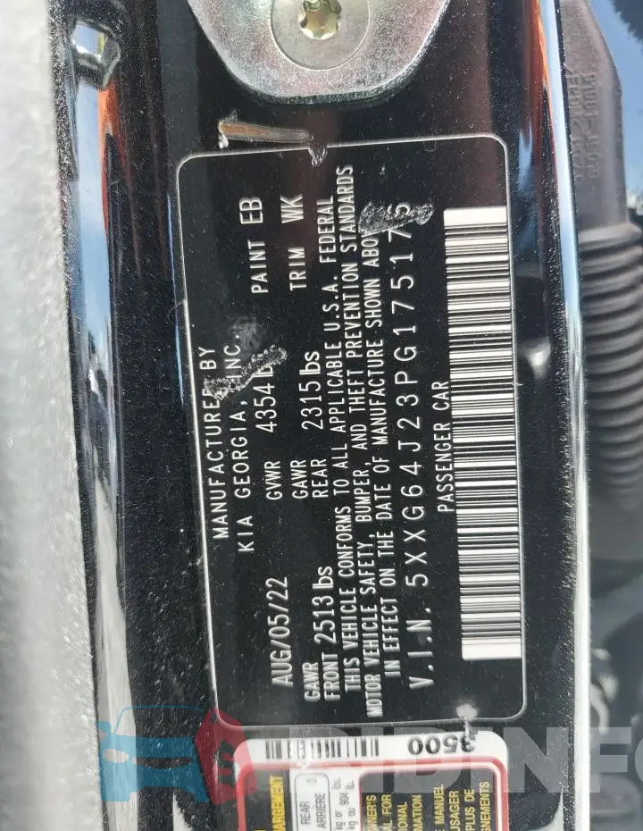 5XXG64J23PG175176 Photo# 13