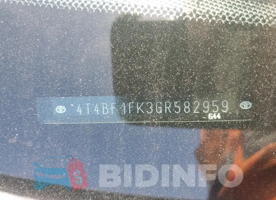 4T4BF1FK3GR582959 Photo# 12